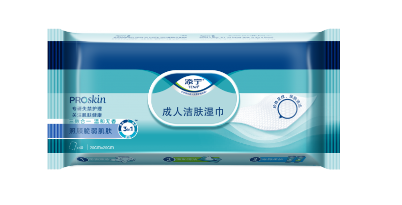 添寧ProSkin成人潔膚濕巾-