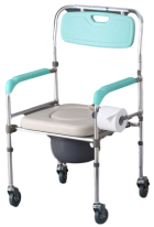 Four wheel bath chair