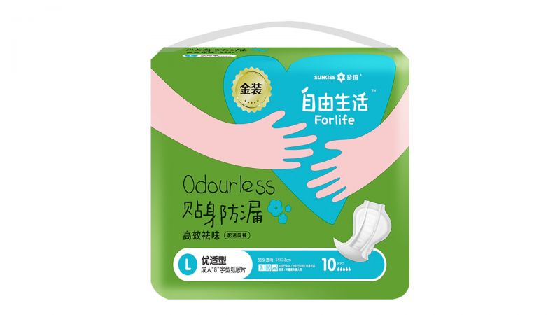 自由生活金裝8字型紙尿片 L碼-