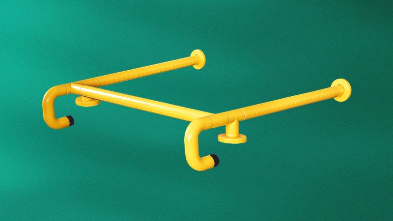 無障礙防滑面盆扶手-