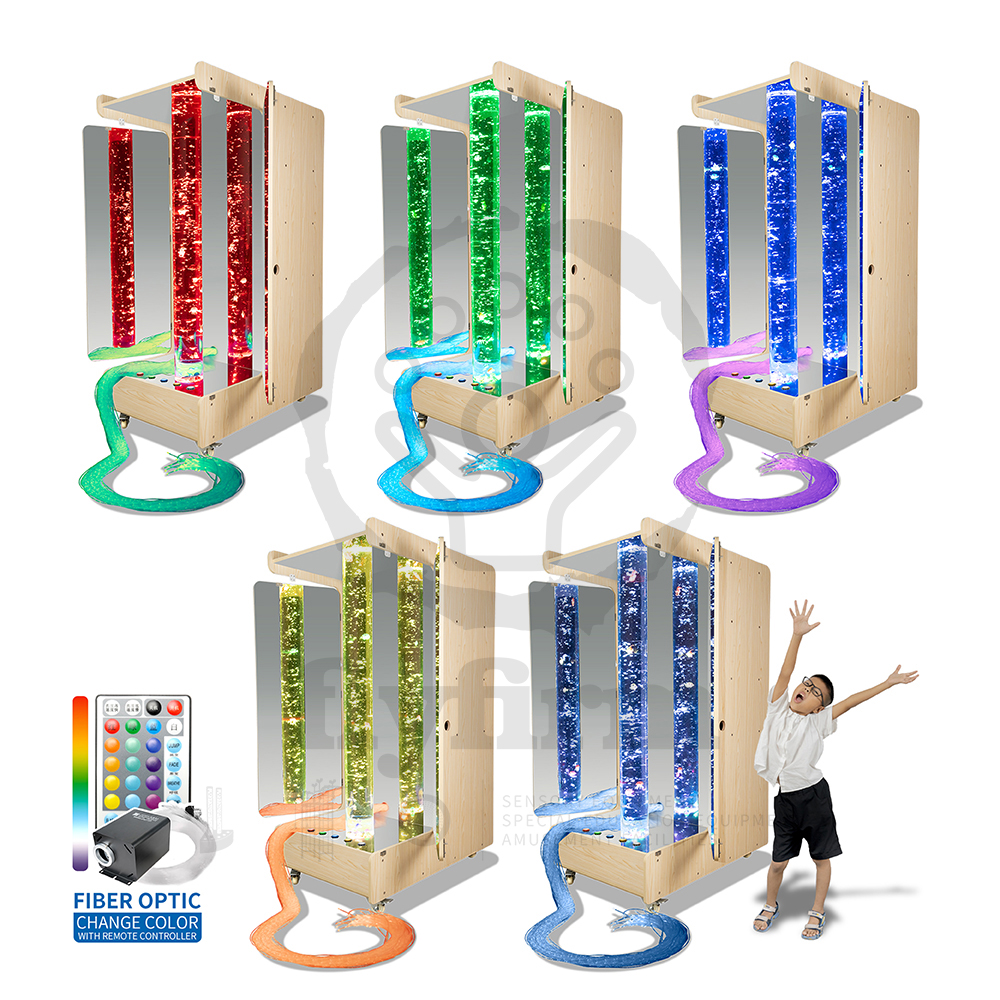 Giant fiber optic bubble cabinet