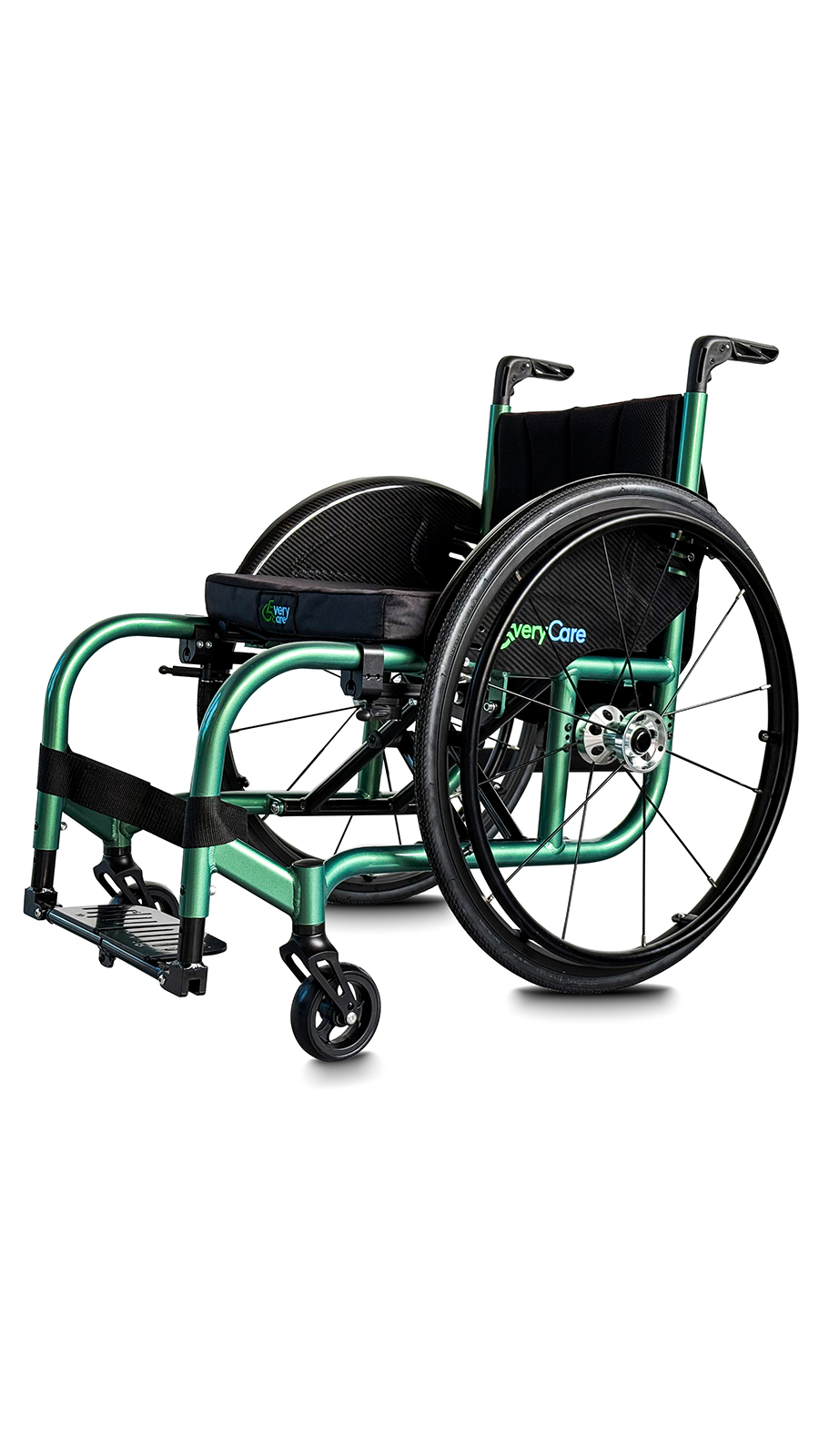 Folding sports wheelchair