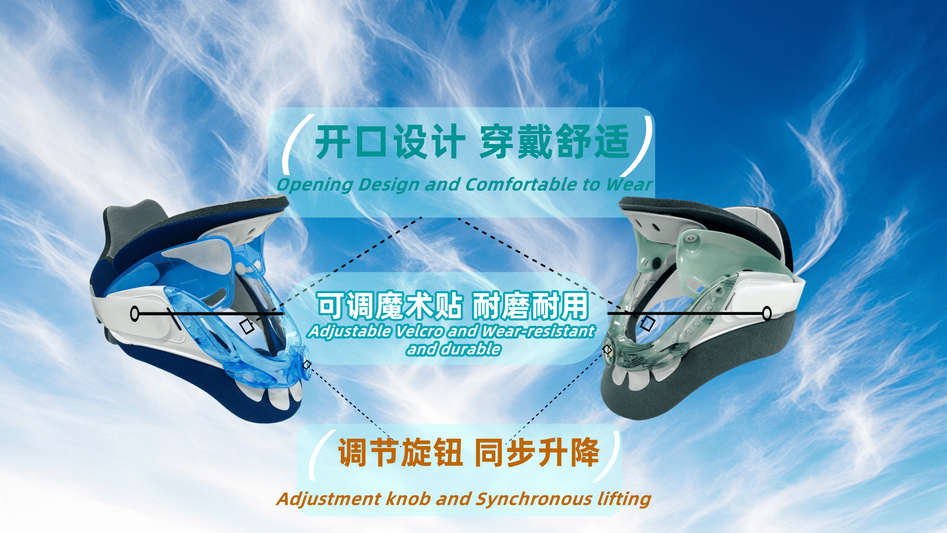 Adjustable neck brace